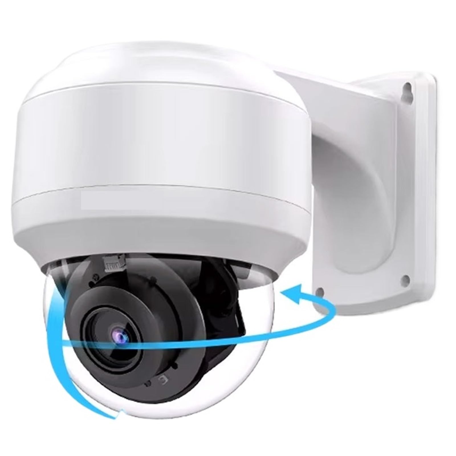 JVDDI 4K 8MP Outdoor IP66 PTZ Dome IP Camera POE 5MP 10X Optical Zoom Motion Detection Night Vision Audio CCTV Security Camera P2P