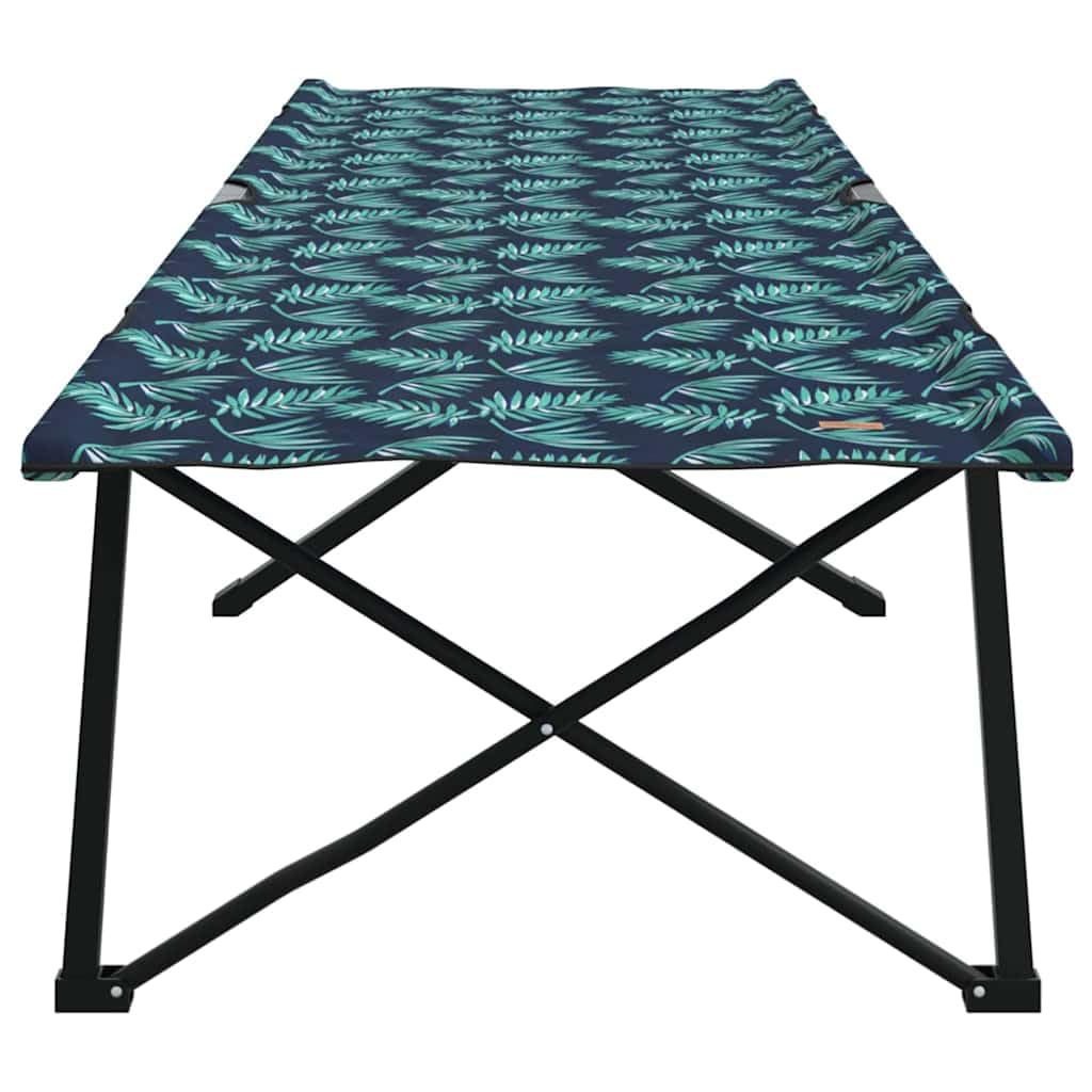 INLIFE Klapp Schlafbett fürs Camping Blattmuster 206 x 76 x 74 cm,Sportartikel,Outdoor-Aktivitäten,Camping & Wandern,Camping-Möbel,Feldbetten,Grün,7.6 KG,42003167
