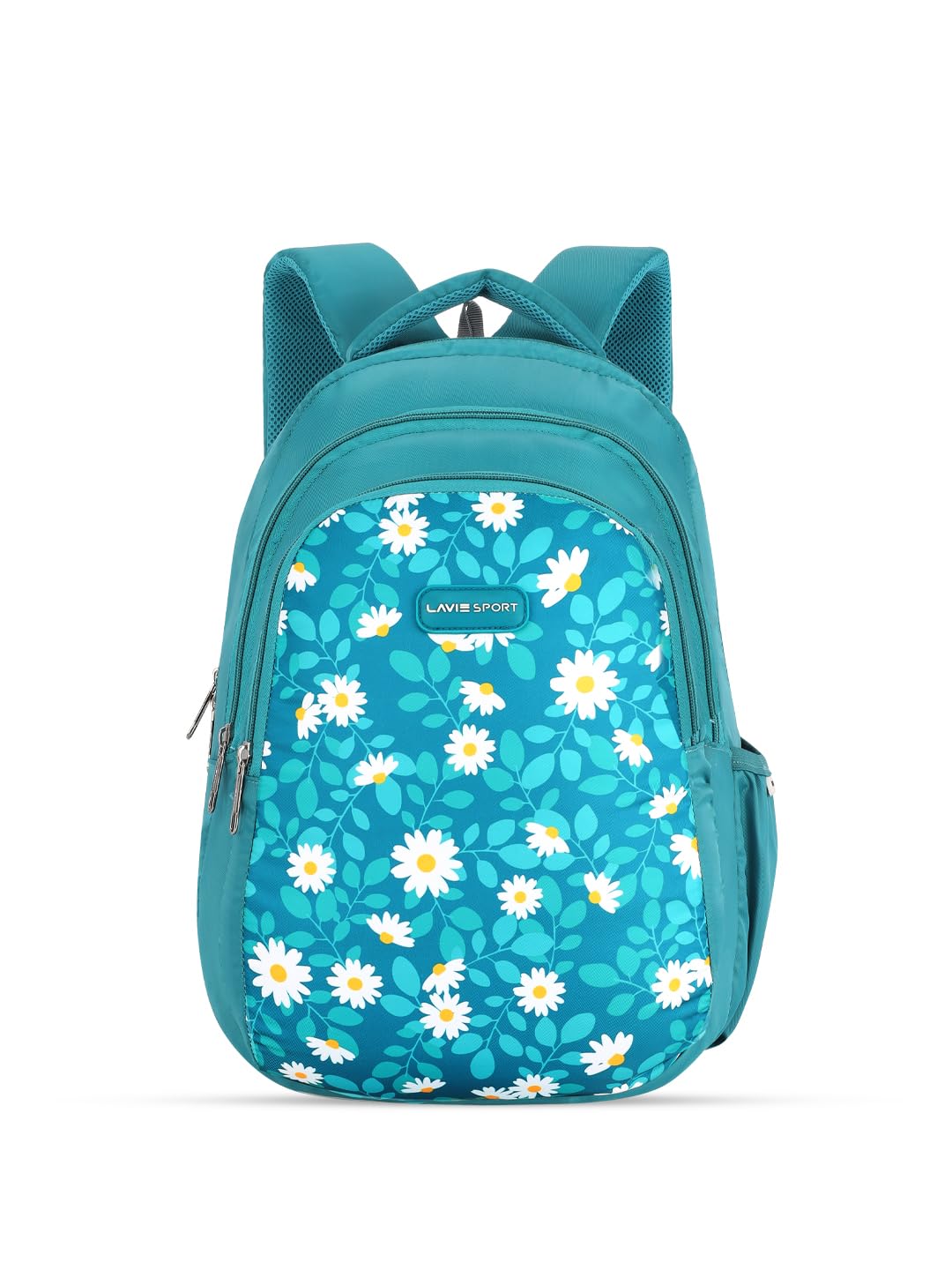 lavie sport 43cm Floral Printed 26 litres School Backpack for Girls | Stylish and Trendy Casual Backpack-picture-24
