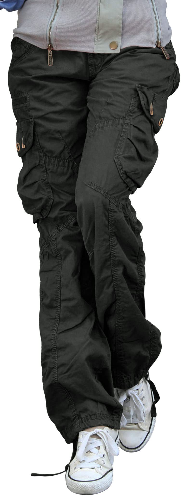 Skylinewears Womens Cargo Pants with Pockets Womens Casual Military Army Hiking Combat Tactical Work Trousers