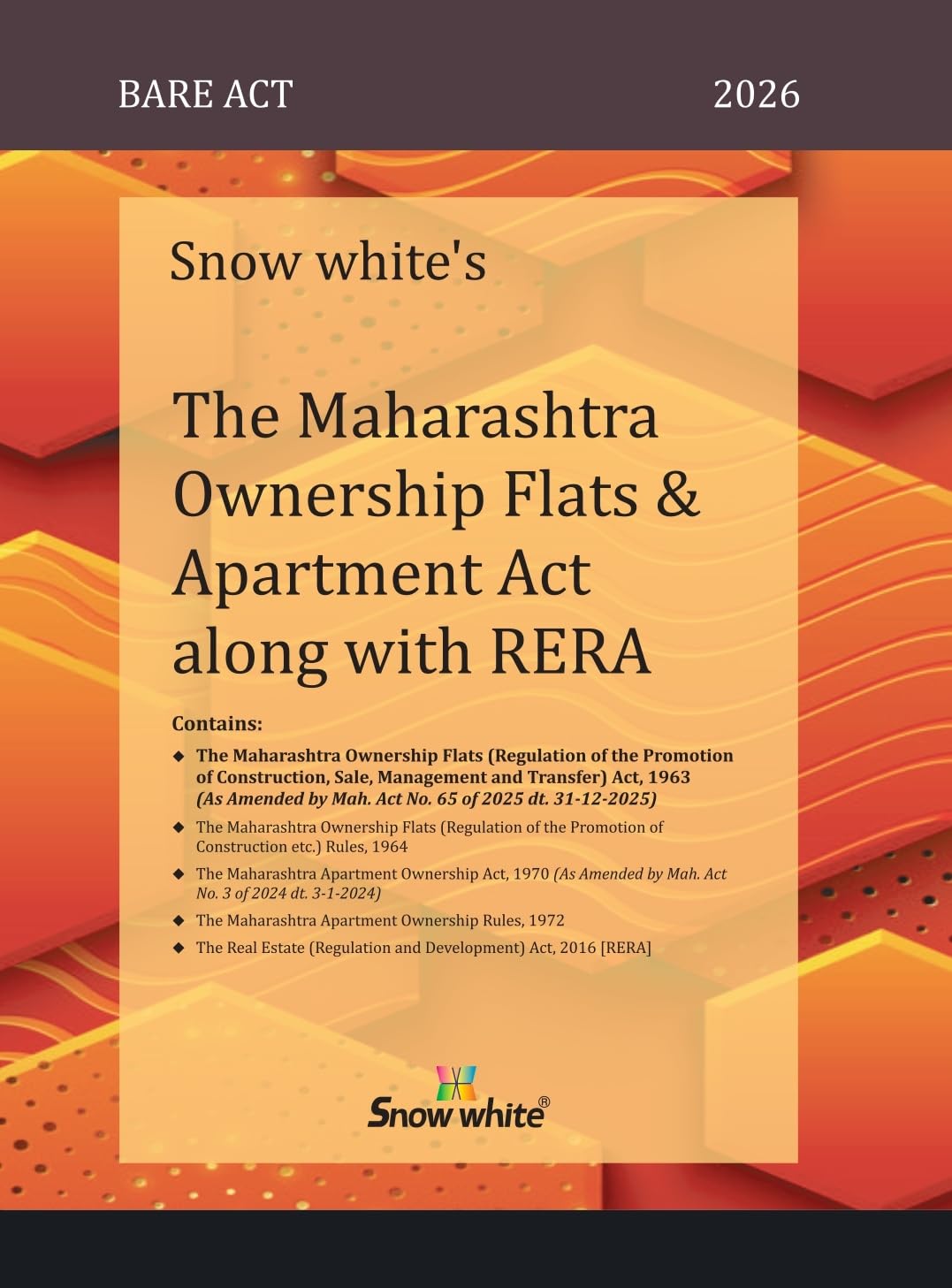 Snowwhite's The Maharashtra Ownership Flats (MOFA) & Apartment Act