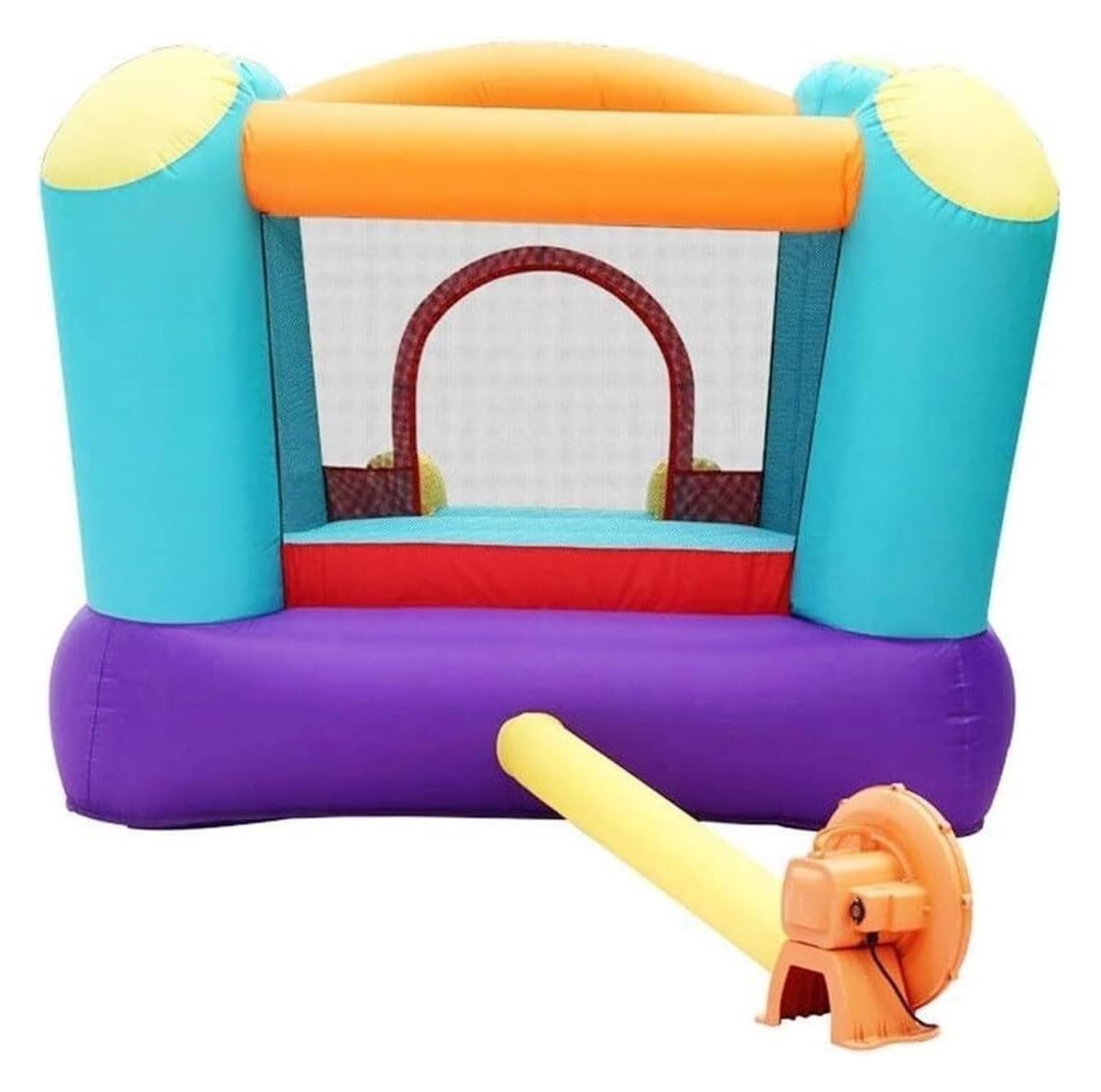 Castello gonfiabile, Grande trampolino quadrato for attrezzature da parco giochi impertinente