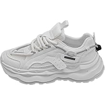 Mens Trainers Running Shoes High Top Walking Shoes Lightweight Sport Athletic Gym Fitness Shoe Non-Slip Training Sneakers Casual Comfortable Breathable Tennis Shoe Outdoor Jogging