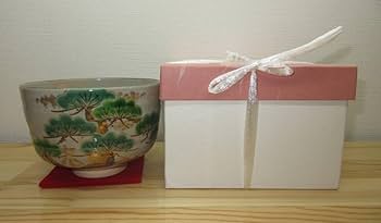 Amazon.co.jp: 逢絢亭茶道具 茶碗 京焼 老松の図 春来窯 紙箱