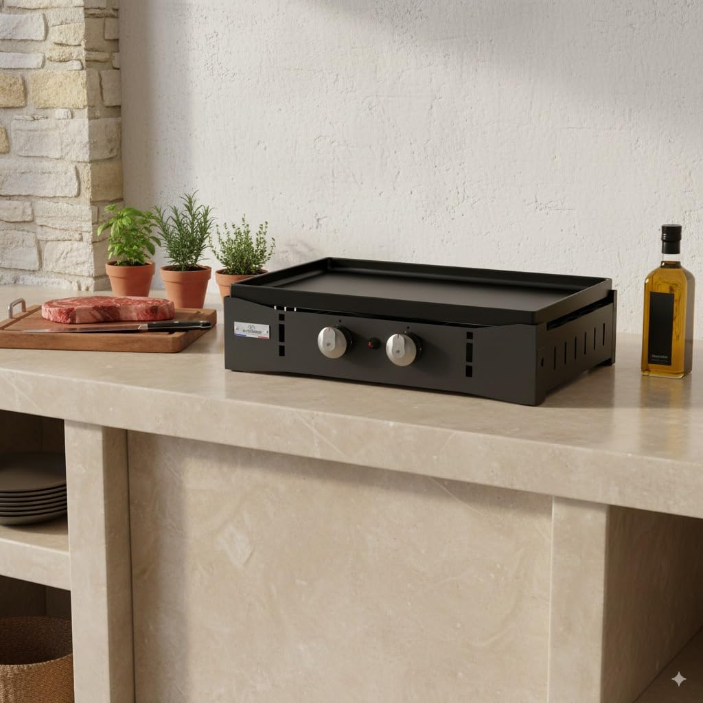 LE MARQUIER Grillplatte Ora Gas 260, schwarz