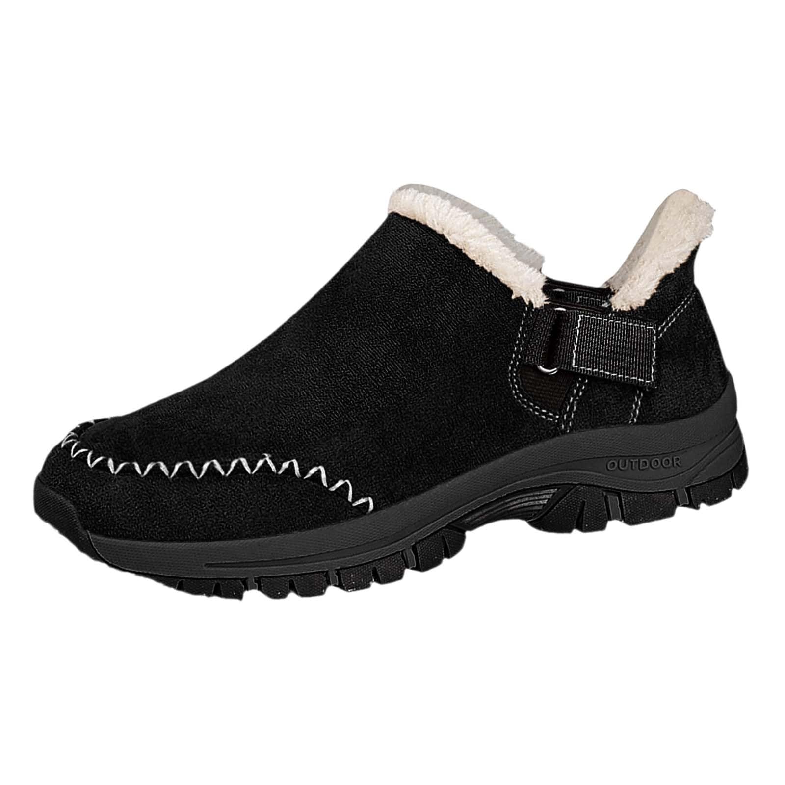 Botas de nieve de invierno ligeras con forro polar para interior y exterior 8
