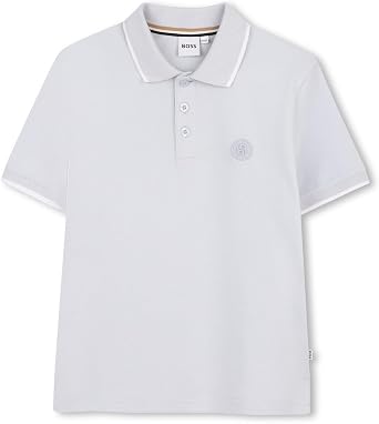 BOSS Boys Boys Short Sleeve Polo Kids Short Sleeve Cotton Classic Fit Polo