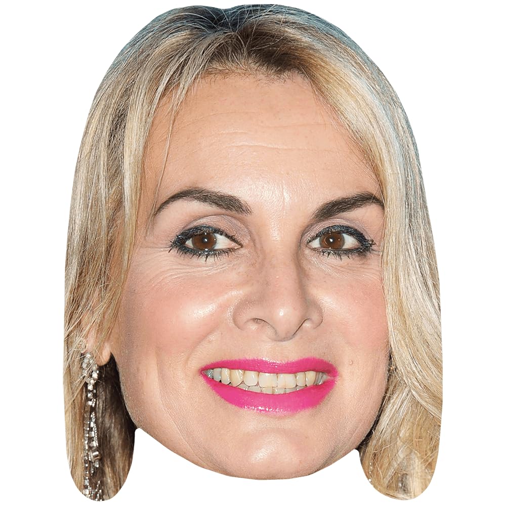Celebrity Cutouts Lifelike Jay Aston (Smile) Celebrity Mask, Flat Card Face, Fancy Dress Mask
