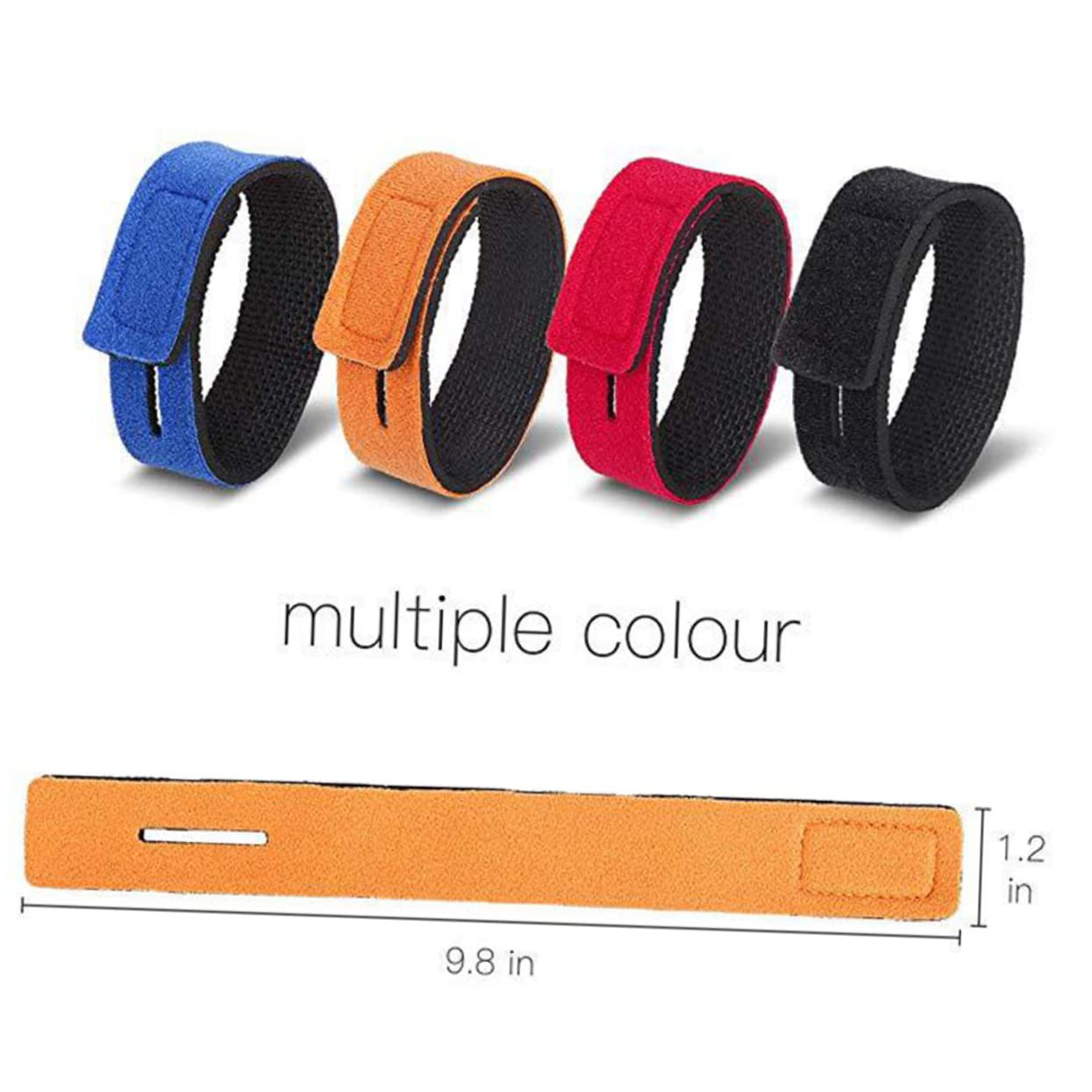 GOOHOCHY Rod Ties Fishing Rod Belts Set of 8 Elastic Fishing Rod Wraps Hook and Loop