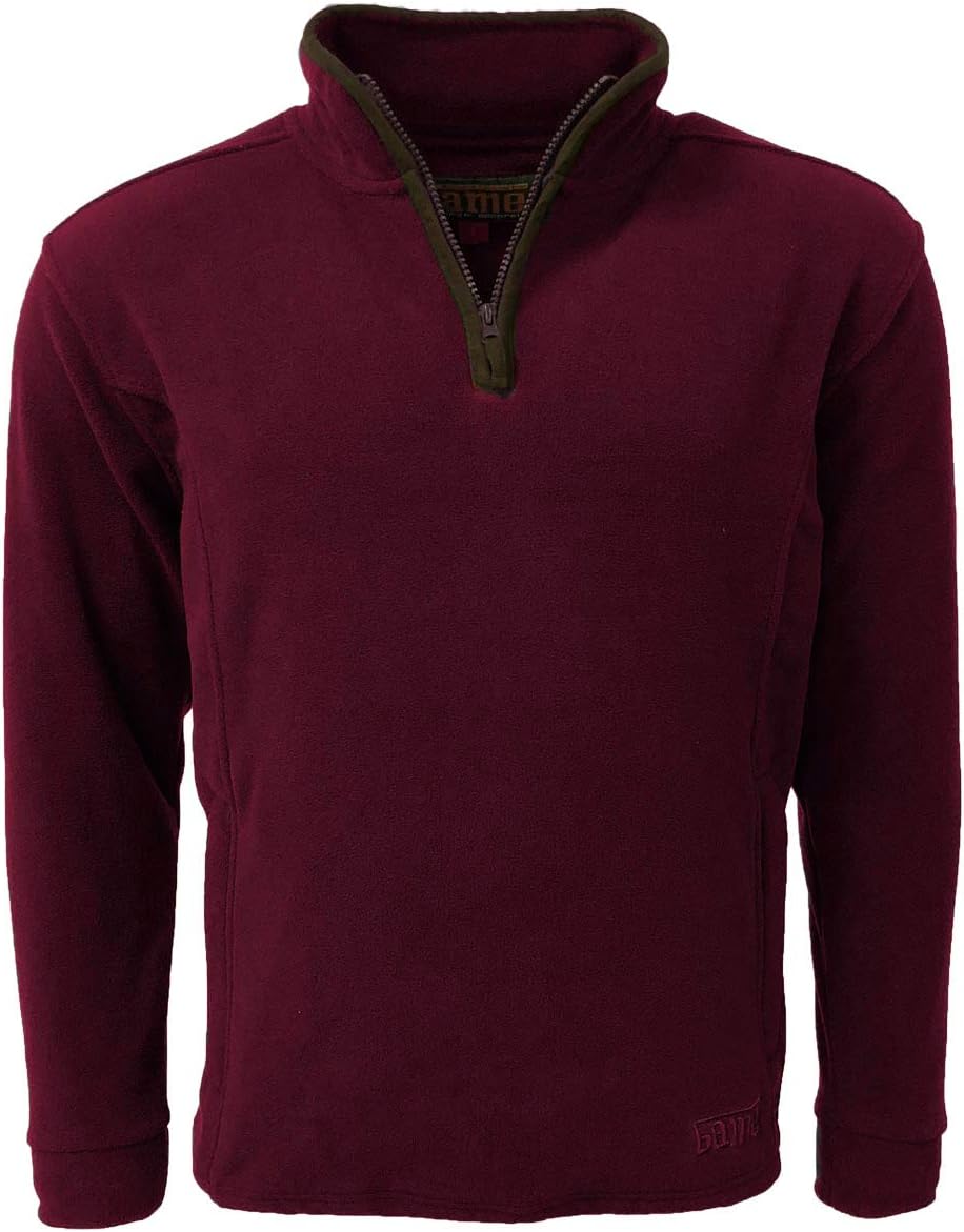 Game Technical ApparelGame Mens Stanton Fleece Pullover Winter Warm Half Zip Jumper