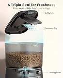 oneisall 3.5L Alimentatore Automatico per gatti, controllo APP | intelligente 2.4G WiFi, 1-10 pasti al giorno, Distributore di cibo per gatto/cane, con ciotola in acciaio inox - 4