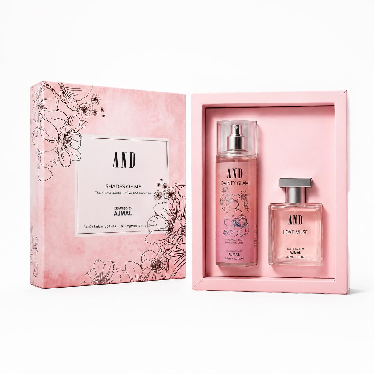 Love Muse Citrus Eau De Parfum 50Ml & Dainty Glam Body Mist 200Ml For Women Crafted By Ajmal-image-24