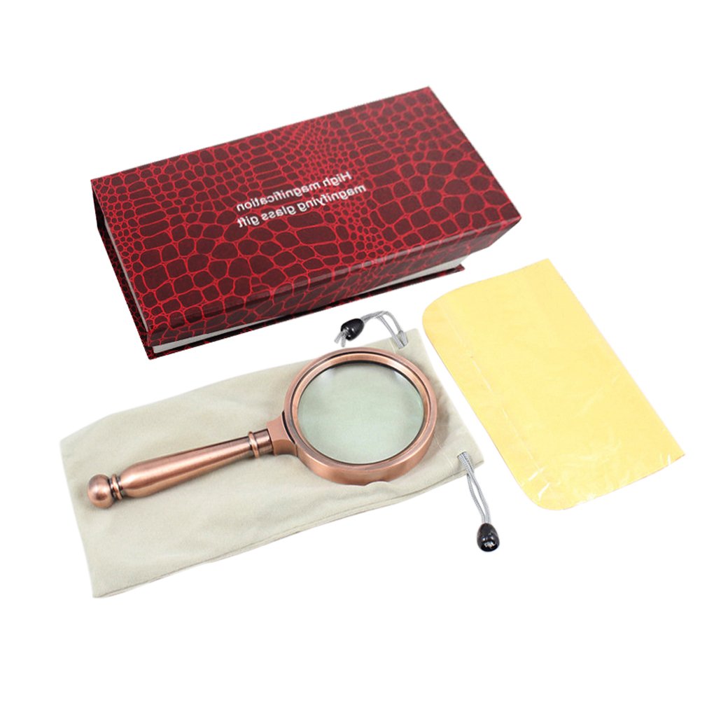 Buy 8X Retro Handheld Magnifying Glass 70mm/ 2.8" Diameter Distortion