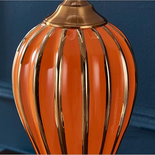 Miniatura 3 de Desk Lamp Reading Light Chinese Ceramic Table Lamp Living Room Decoration Retro Decor Desktop Lamp Bedroom Bed Warm Light Lamp Study Office Eye