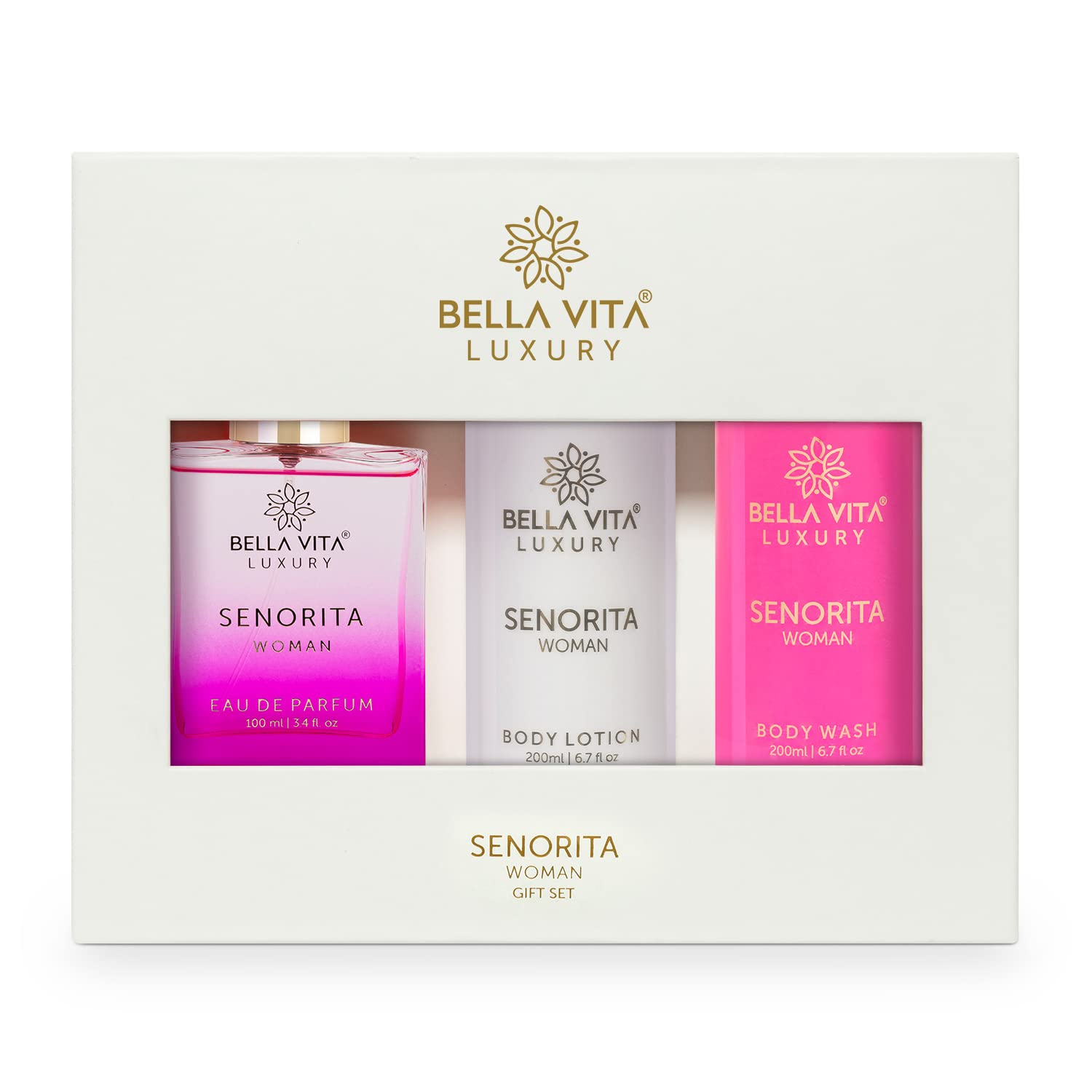 Buy Bella Vita Luxury Senorita Gift Set with Pomegranate, Mint, Peony, Lotus & Magnolia Body