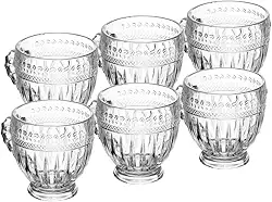 WOLFF - Conjunto 6 Xícaras de Vidro Linea 200ml