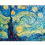 La decoración de bricolaje más popular es colorida y tridimensional, más simple y hermosa que el punto de cruz. El paquete de pintura de diamantes es simple y fácil de usar, obras de arte clásicas, disfrutarás de la diversión de hacer. Experimente la sensación de ser pintor.