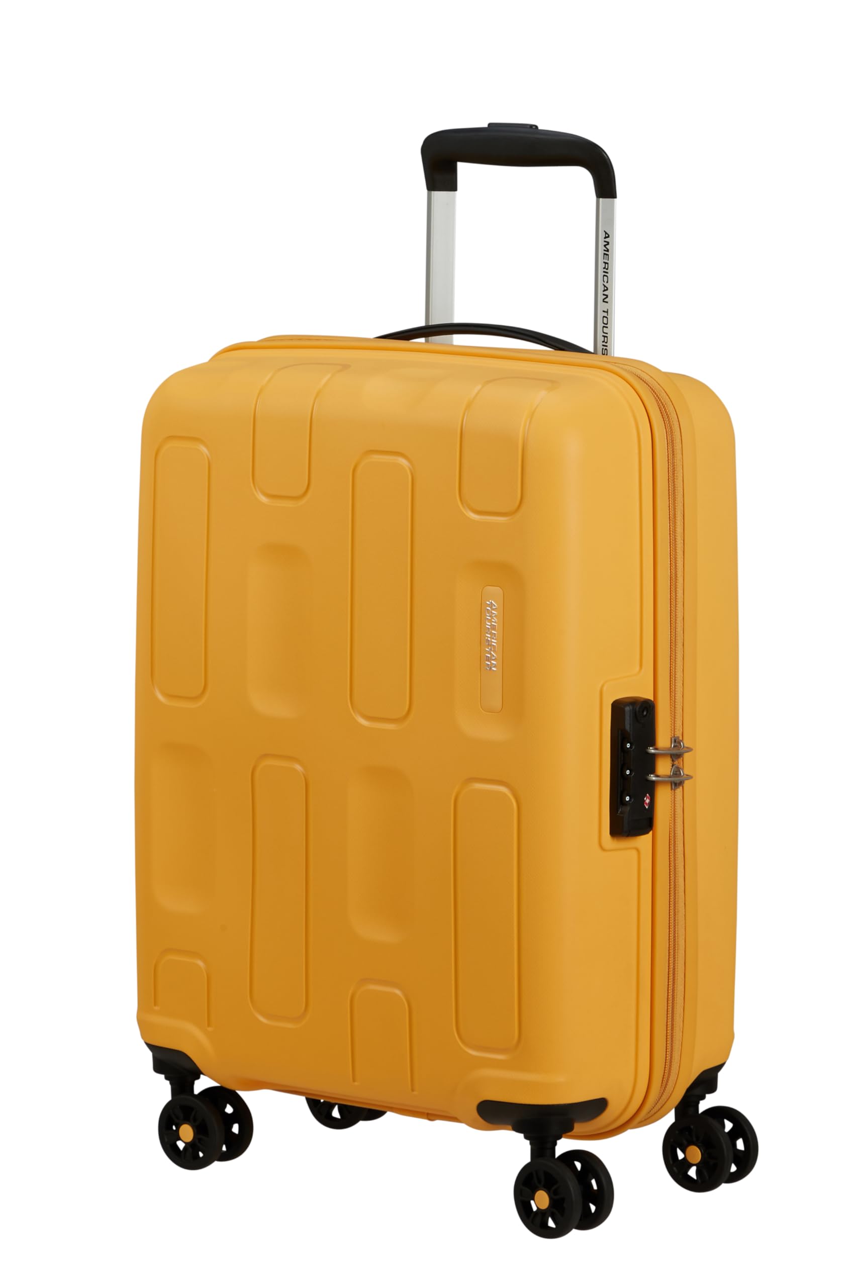 American Tourister Ellipso - Spinner S, Bagaglio a Mano, 55 cm, 32 L, Giallo (Banana Cream)