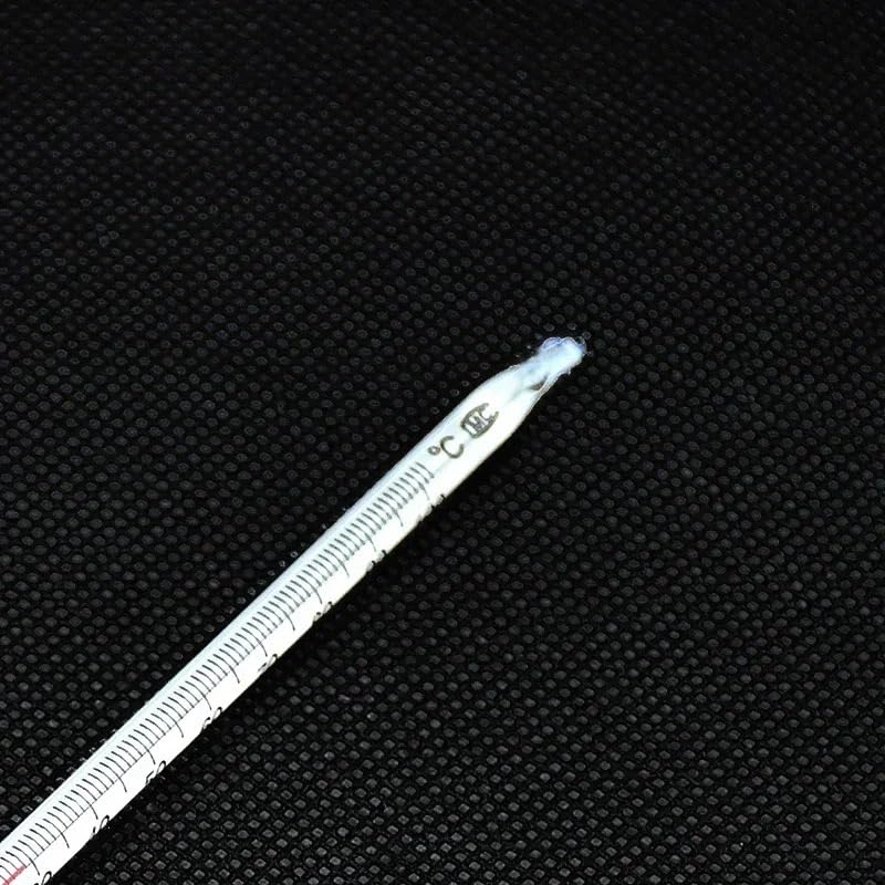 Laboratory Thermometer Red Chemical Experiment Scale Thermometer Lab Glass Rod Length 30cm Accuracy 1 (C) 10/PK(0-50 (C))
