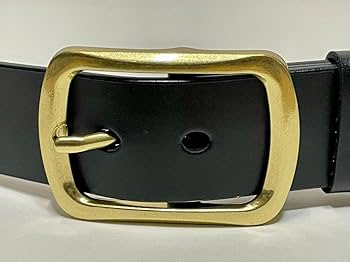 2011年製 金色バックル 黒レザーベルト CBNｰSLBG20〈BK〉】レザーベルト〈サイズ「80」〉 おしゃれ 人気