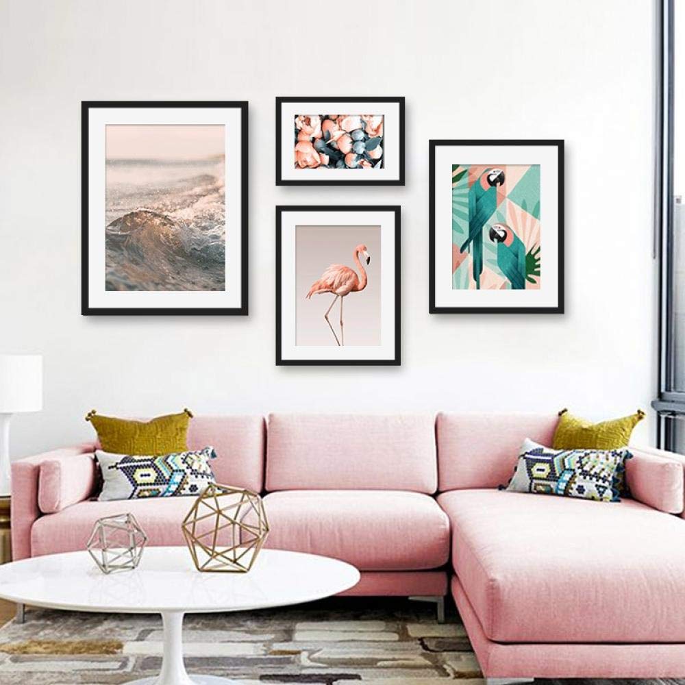 Fotorahmen Modern Wohnkultur Massivholz Holzfarbe Wand 26,6 × 38,2 cm