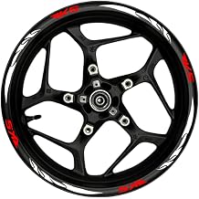 nehay shop  zel Tasar m Motorsiklet RKS Uyumlu  n/Arka Tak m KIRMIZI Yaz l  BEYAZ Pen e Jant  erit