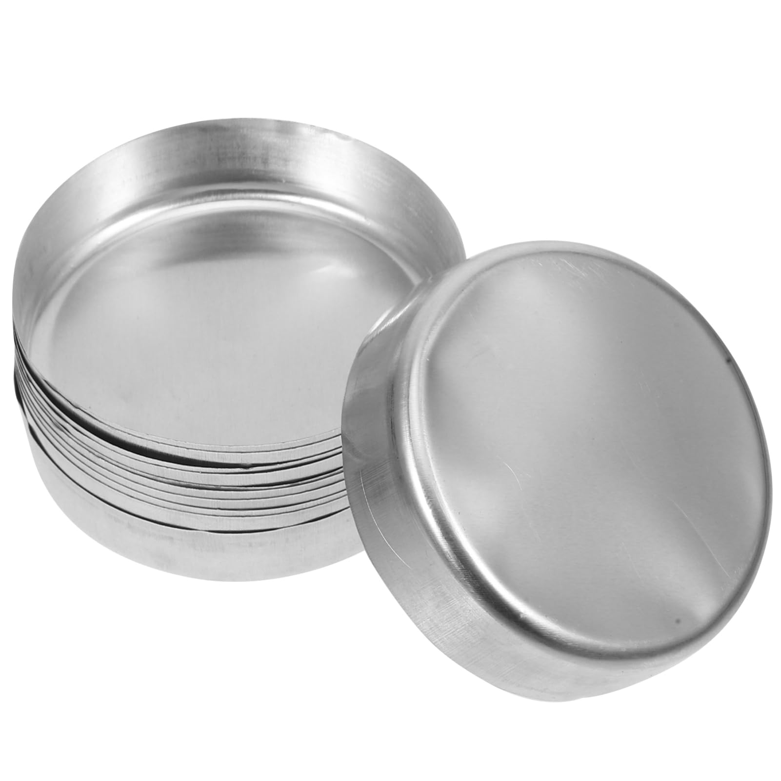 Cabilock 5 Sätze Wiegeschale Messung Pulver Für Proben Wiegen Tabletts Messen Von Wiegebooten Laborzubehör Musterplatten Wiegebehälter Aluminium Silver 10 Stück * 5