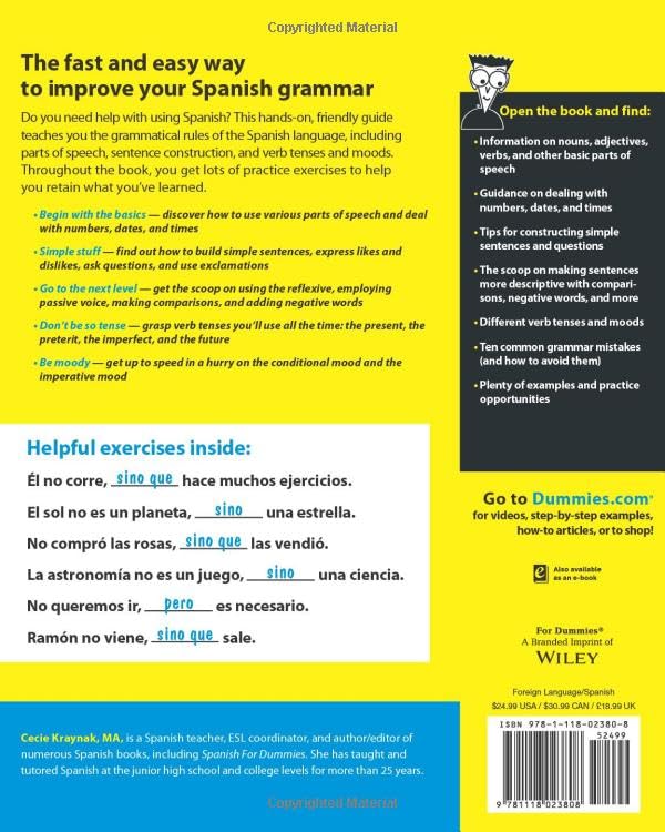 Spanish Grammar For Dummies - Image 2