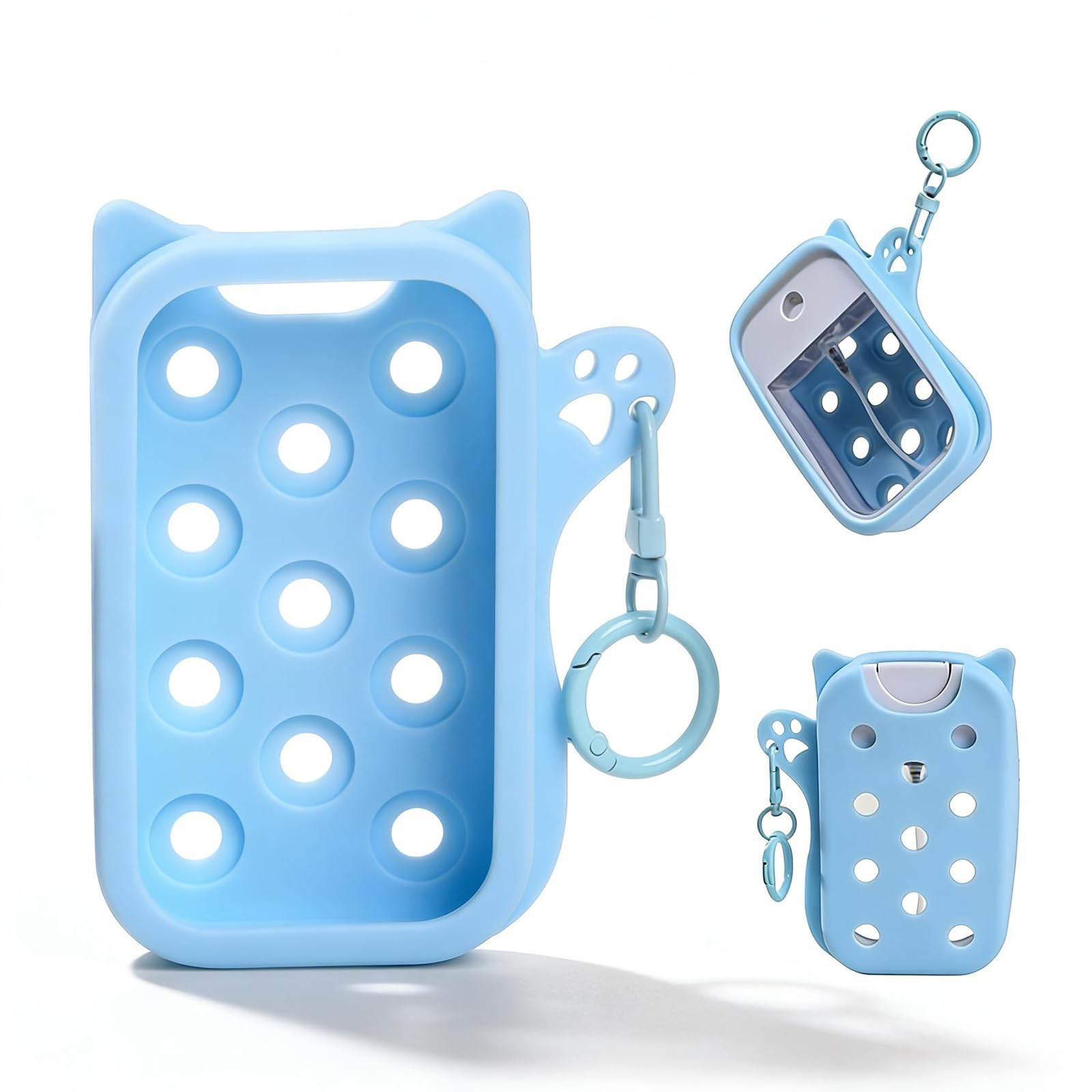Sanitizer Holder for Bags, Portable Hand Sanitizer Spray Bottle Protective Case, Convenient Travel Essential for Daily Hygiene, Compact Design with Single Unit Packaging-image-38