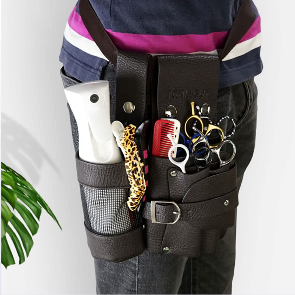 Scherentasche aus PU-Leder for Salon, Friseur, Friseurschere, Holster