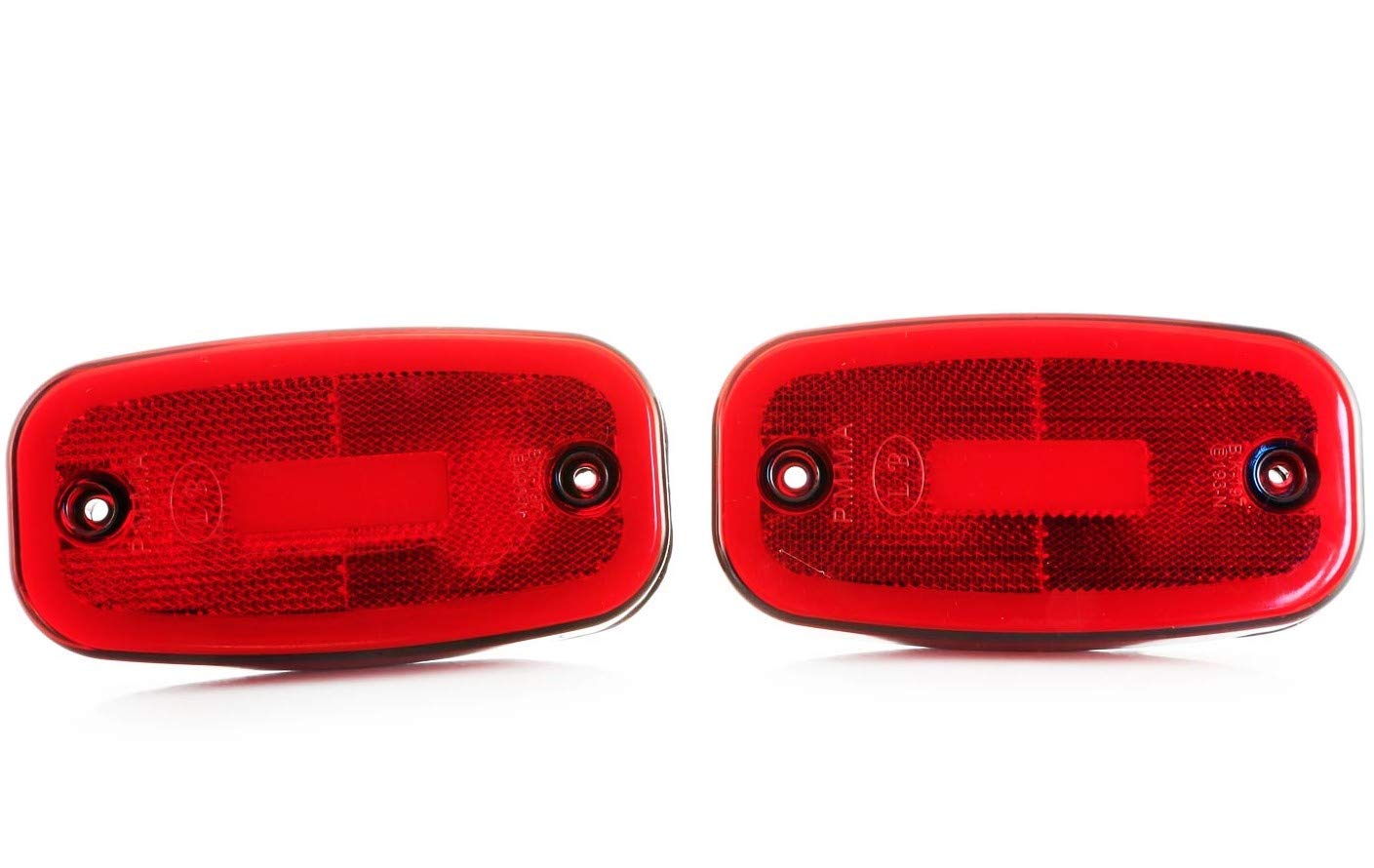 10 luces LED de doble función de posición lateral trasera y freno de 12/24 V para camión, autobús, volquete, caravana, remolque, furgoneta