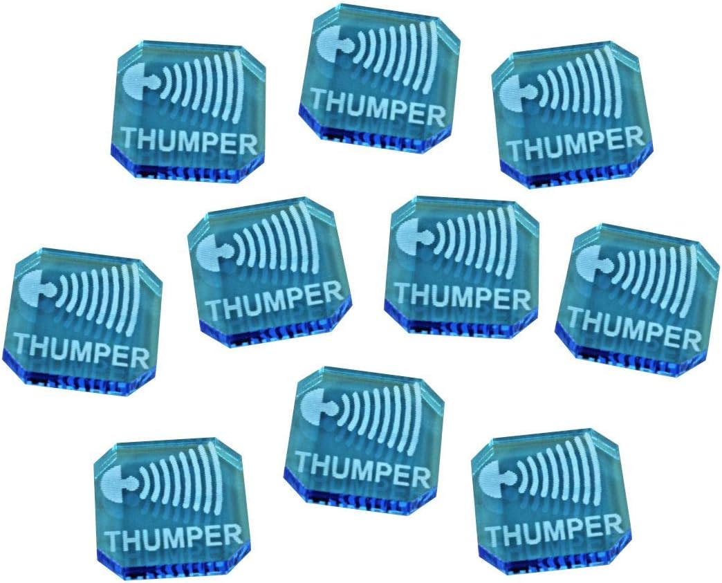 LITKO Ammo Tokens | Compatible with Gaslands Miniatures Game | Legacy | Refueled | Set of 10 | (Thumper Ammo)