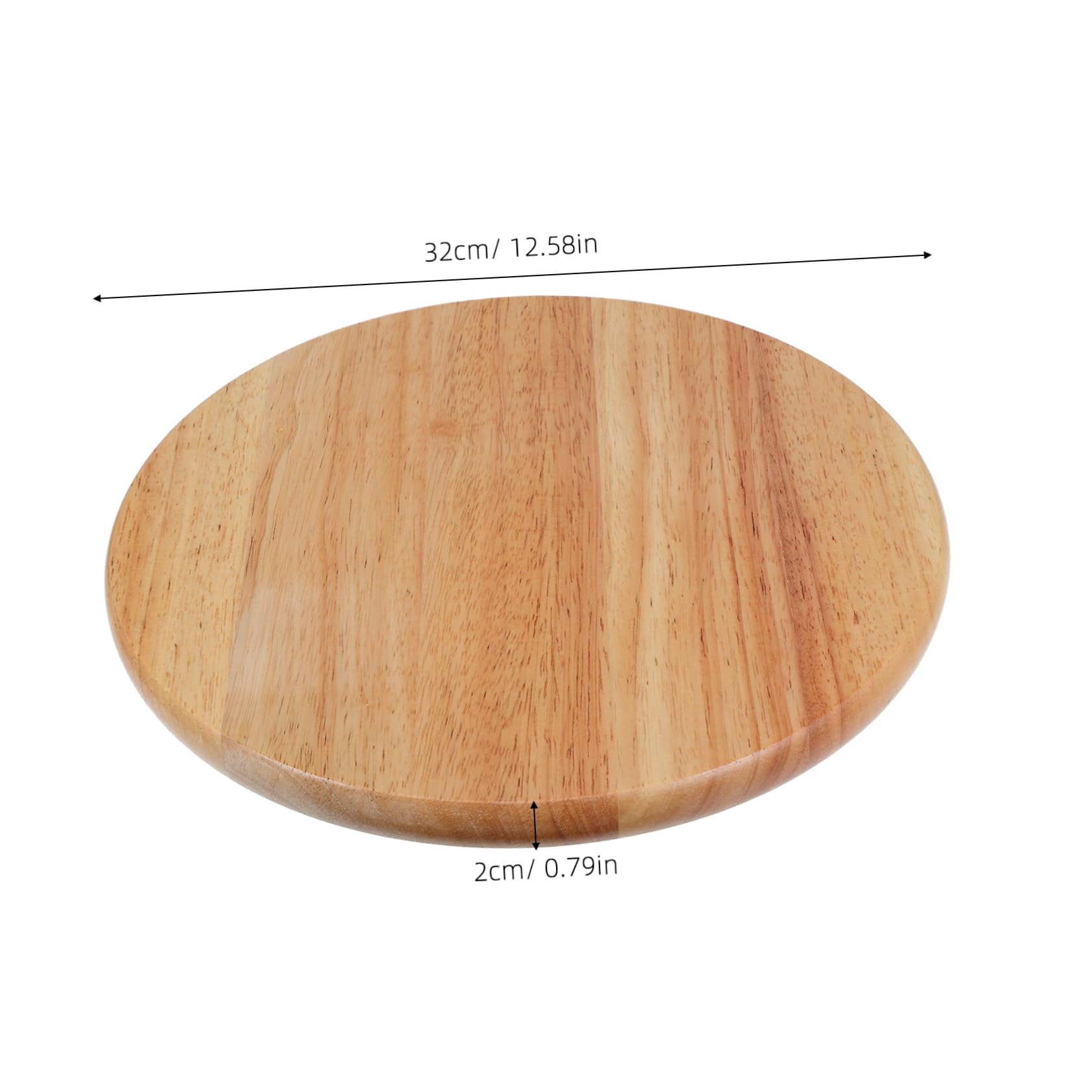 VICASKY Wooden Round Stool Top: Natural Wood Finish Seat Replacement Top - Rustic Bar Stool Seats Surface for Home and Restaurant Use