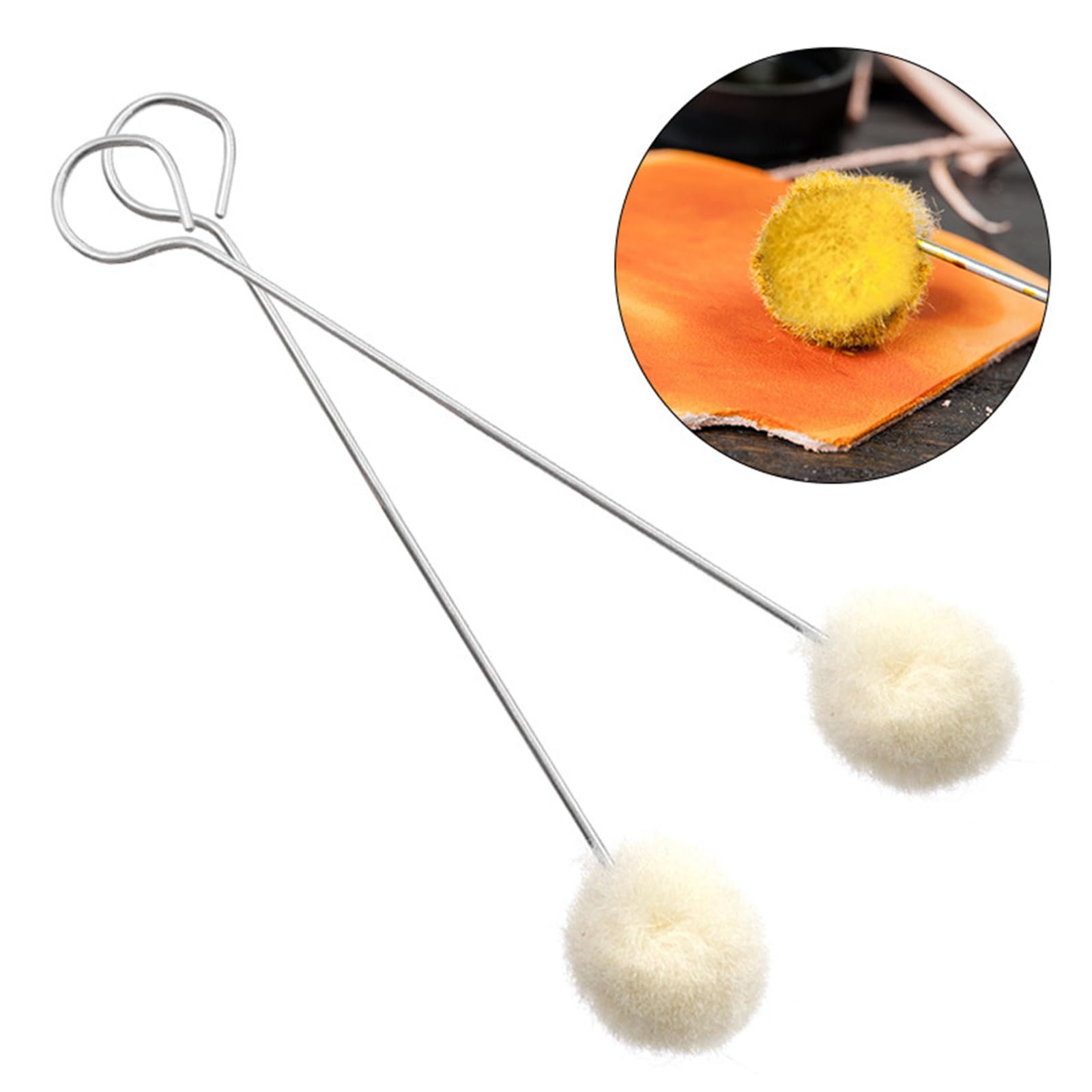 Brosse à Boules En Laine, Outil Applicateur Pour Teinture Du Cuir Teinture Artisanat Projets De Bricolage Colle De Contact 100 Pieces~p144619258