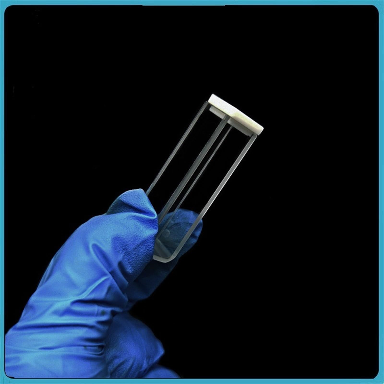 Tamiz de laboratorio Cubeta, cubeta de vidrio fluorescente, 3,5 ml, célula de absorción de muestra líquida, trayectoria de luz, resistencia a ácidos y álcalis de 10mm