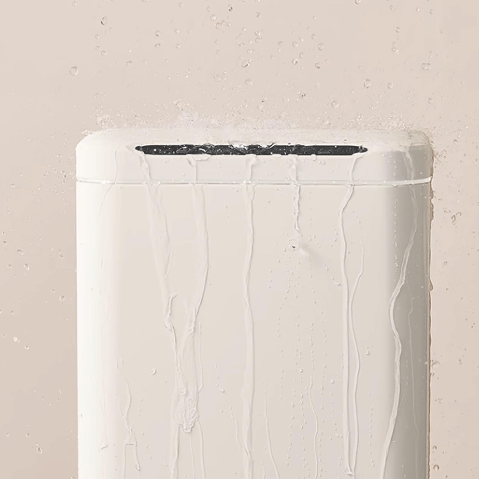 Cestino per la spazzatura interno alla moda, Pattumiera con sensore intelligente Cucina for soggiorno in acciaio inossidabile for uso domestico con coperchio Cestino for carta igienica automatico di l
