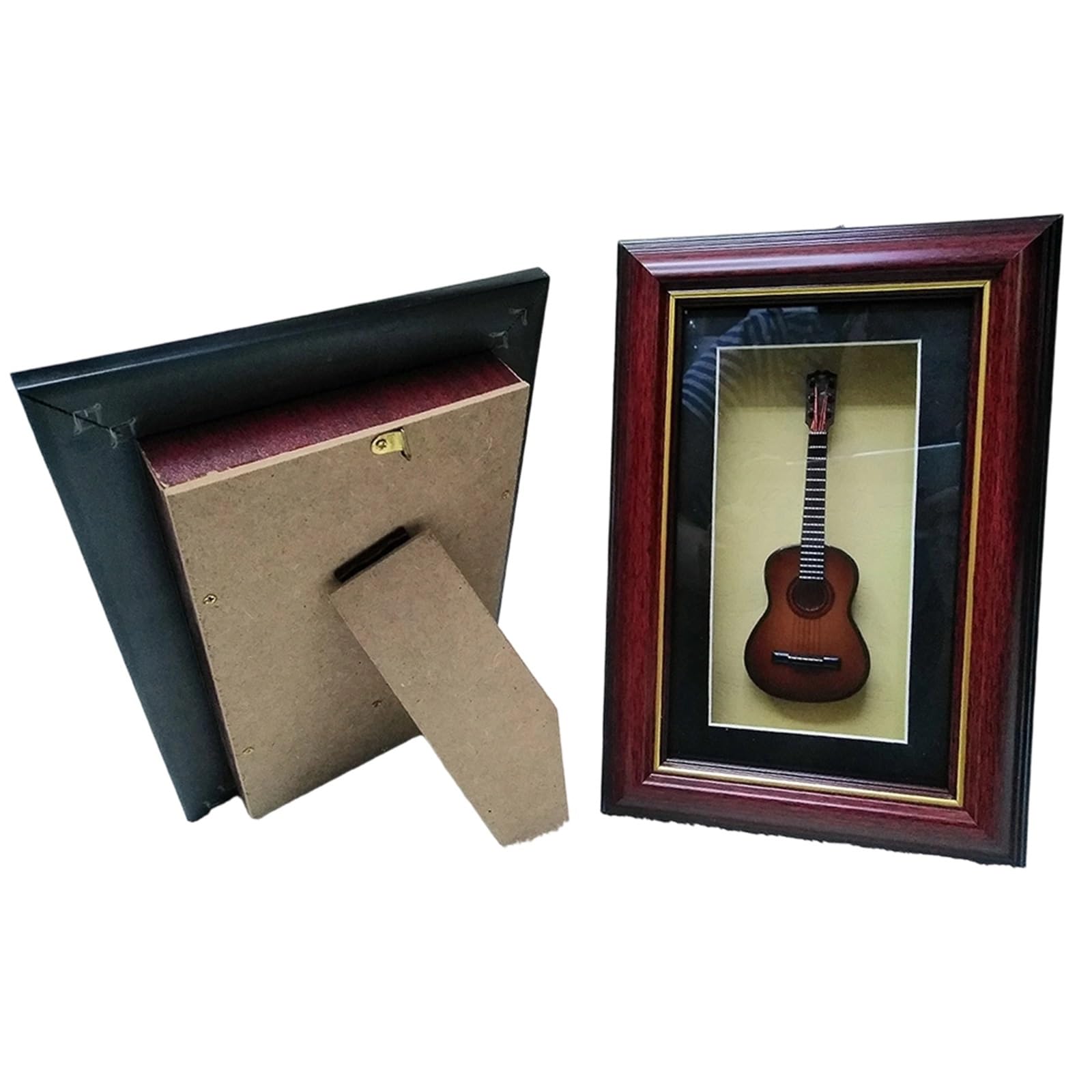 Ozdoby trąbkowe Miniaturowa ramka na zdjęcia w kształcie gitary ozdoba instrumentu muzycznego