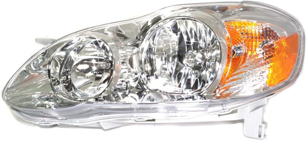CarLights360: For 2005 2006 2007 2008 Toyota Corolla Headlight Assembly Driver and Passenger SideDOT Certified w/Bulbs - Replaces TO2502160 TO2503160 Vehicle Trim: CE ; LE