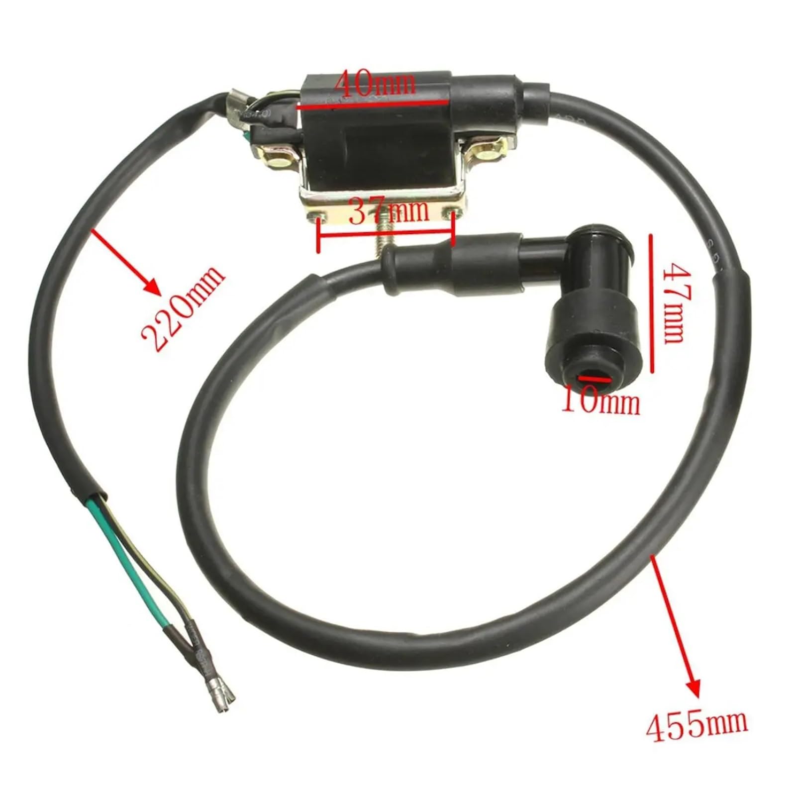 Bobine d'allumage CDI pour moto Kit bobine d'allumage/CDI pour moto tout-terrain 50cc, 70cc, 90cc, 110cc, 125cc