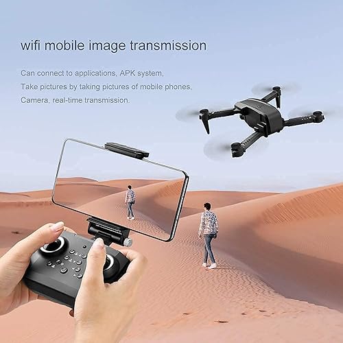 Miniatura 4 de Drone FPV plegable con cámara 4K HD RC Quadcopter Toy Drone Regalos con sensor de gravedad de retención de altitud Waypoints 3D Flip One Key