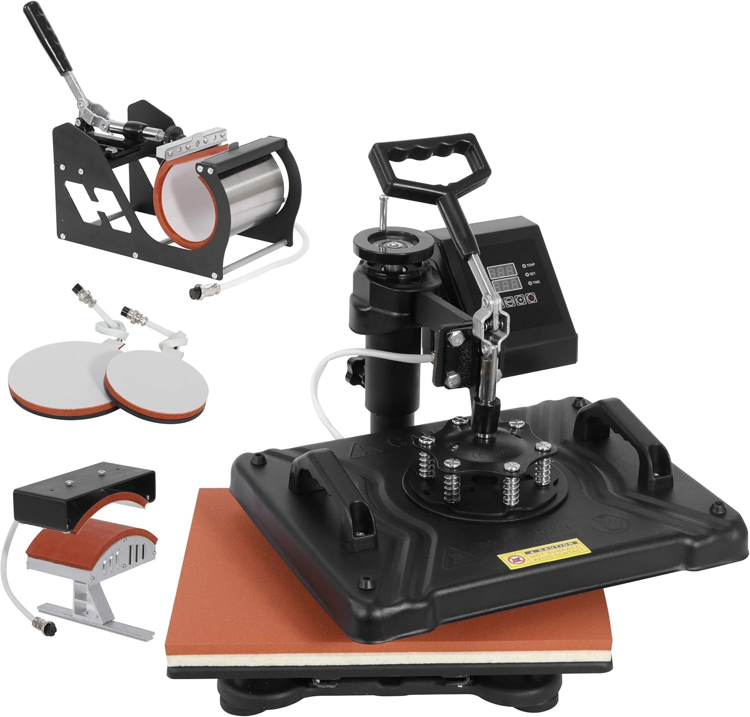 Combo Heat Press Machine 多機能ヒートプレス機 Amazon.com: F2C 5 in 1 Pro Heat Press Machine 12x15 Digital Heat