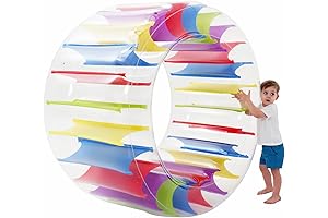 XL 65" Inflatable Wheel Roller Pool Floats for Kids