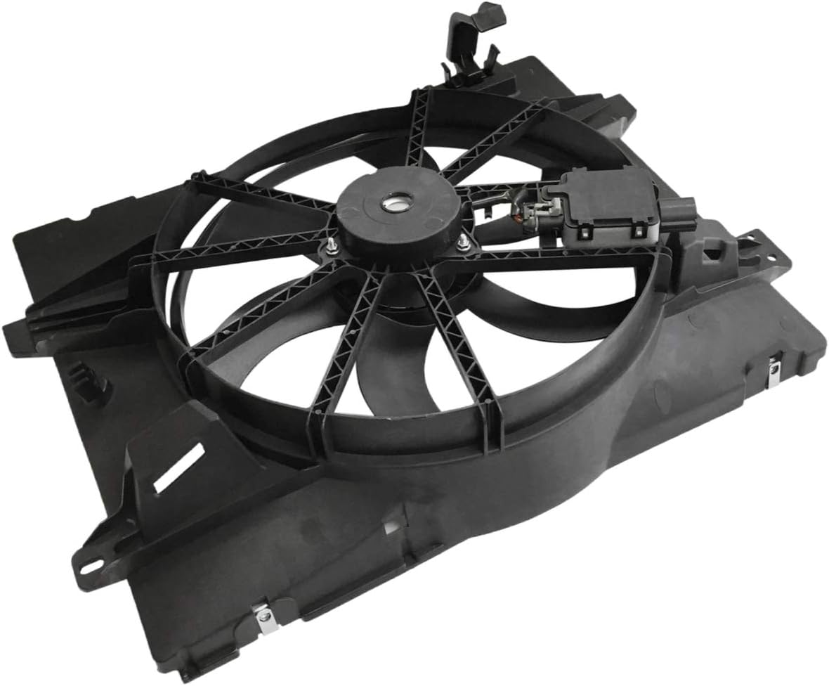 PartsFlow Engine Radiator Cooling Fan Assembly for 2005-2011 Lincoln Town Car for 2006-2011 Ford Crown Victoria for 2006-2011 Mercury Grand Marquis 621-353