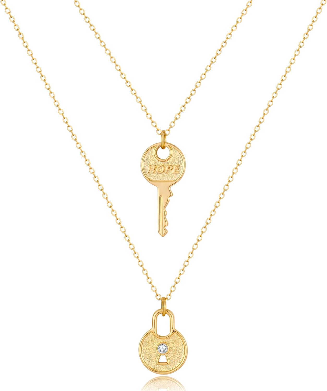 Gold Silver Key Necklace for Women Dainty Key Necklaces Fashion Summer Jewelry