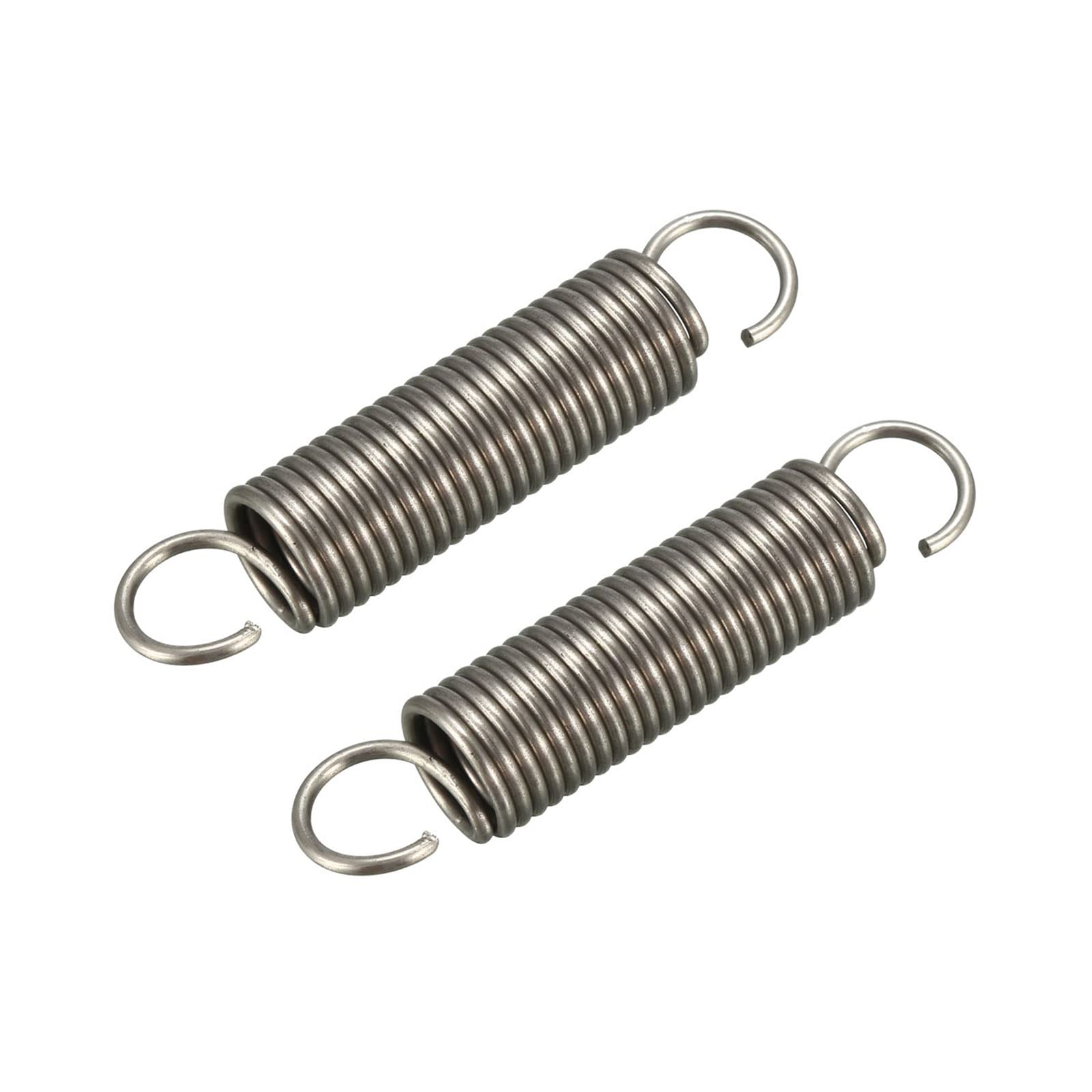 METALLIXITY Extension Spring (1.2x10x50mm/0.047"x0.39"x1.97") 2Pcs, Stainless Steel Tension Spring Wire - for Home Repair Construction Machinery