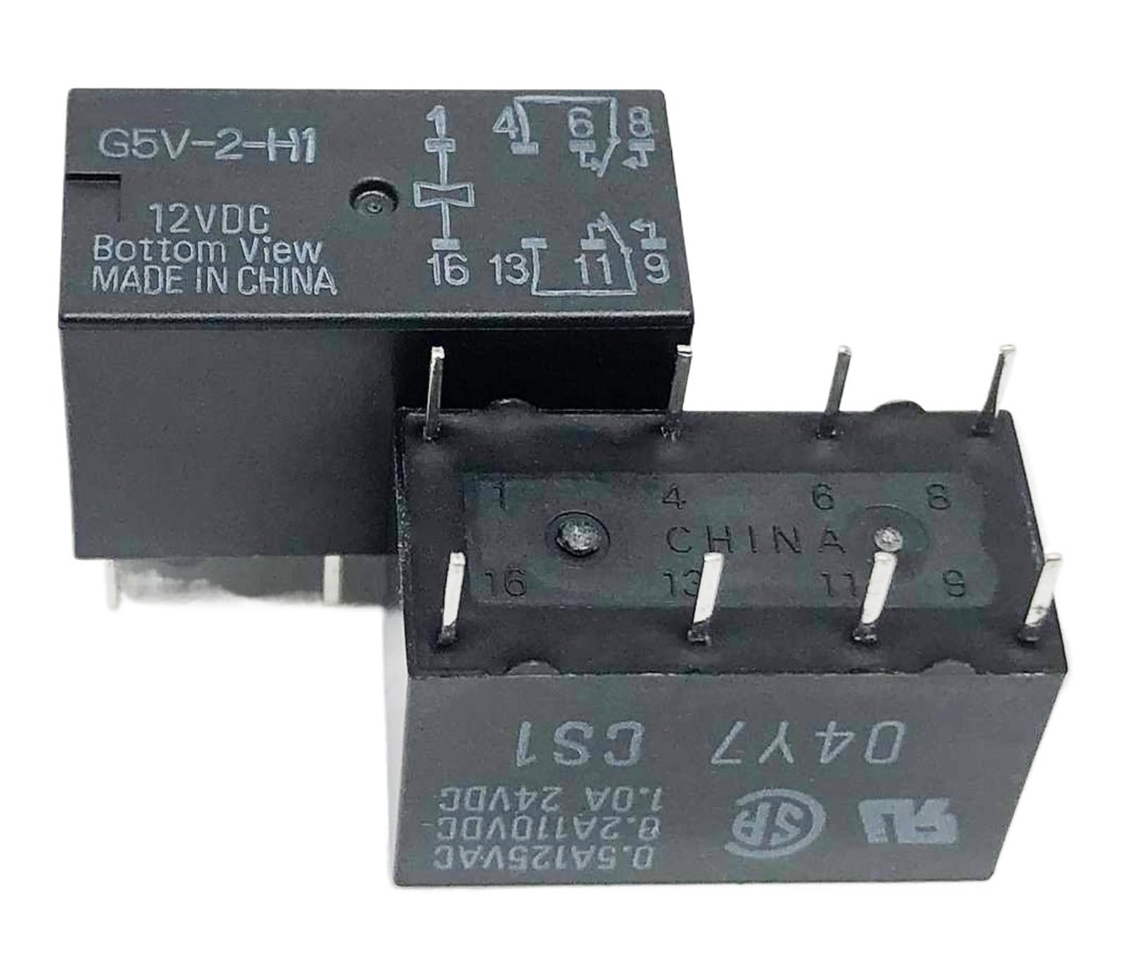 Yzwrwrmktb One Color 1Pc G5v-2-H1 12Vdc 4078 Relay 8Pins
