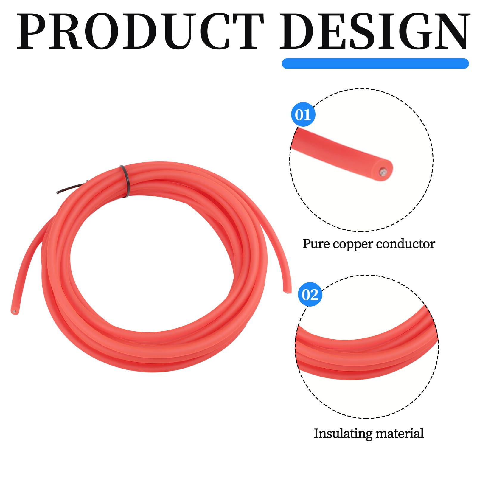 Kit Completo de Cables para Amplificadores de Coche 10GA, Incluye Portafusibles y Cableado de Audio de Alta para Subwoofer, Instalación Segura y Eficiente con Núcleo de Aluminio y Cobre
