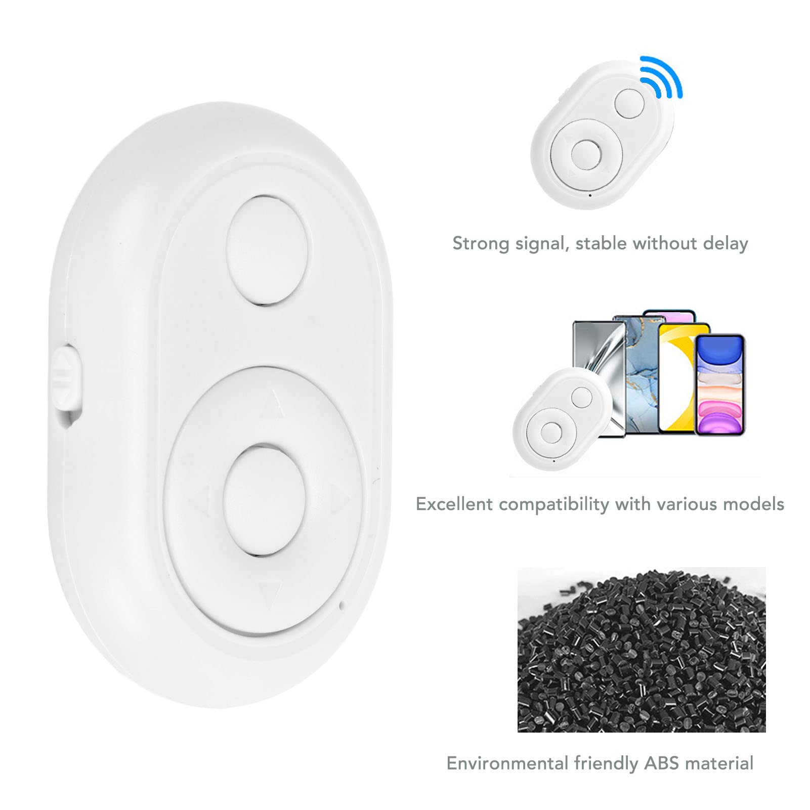 Telecomando Bluetooth Per Smartphone – Page Turner E Camera Remote, Compatibile Con TikTok, YouTube, Kwai, Per Video E Navigazione