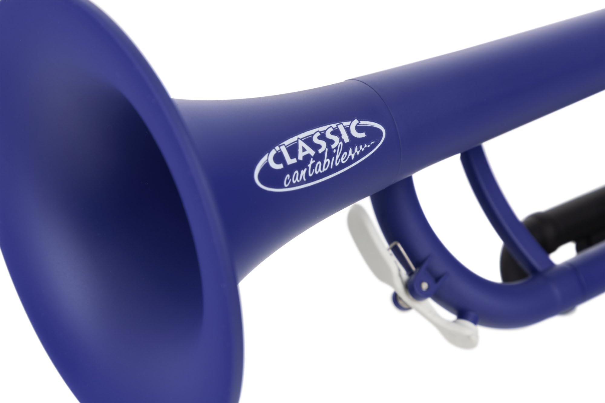 Classic Cantabile MardiBrass ABS Kunststoff Trompete - Perinet-Ventile - 510g leicht - Bohrung: 11,6 mm - inkl. Mundstück und Gigbag - matt-blau