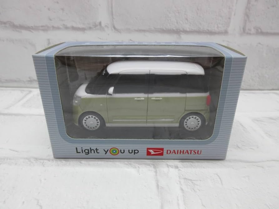DAIHATSU CANBUS ミニカー シルバー/ホワイト 新型 ムーヴキャンバス CANBUS 1/32 プルバックカー ミニカー